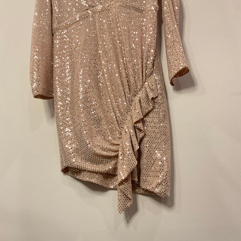IRO Shimmering Silver Mini Dress - Picture 6 of 11